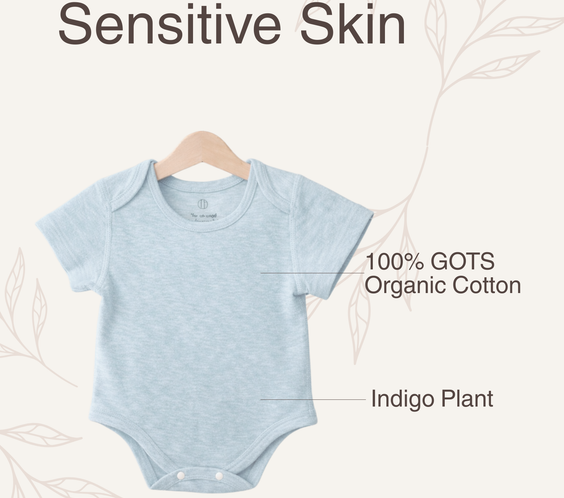 Indigo Plant Short Bodysuit