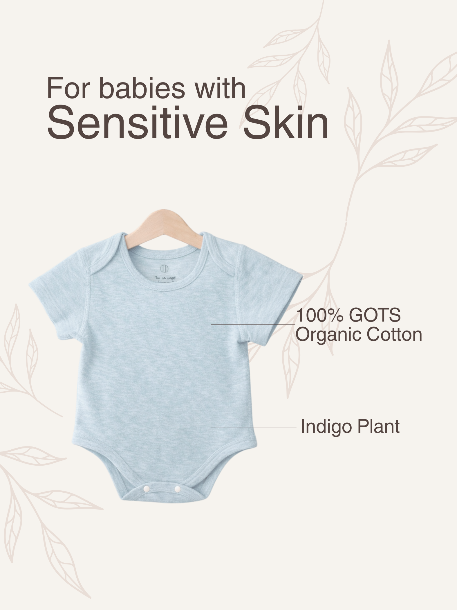 Indigo Plant Short Bodysuit